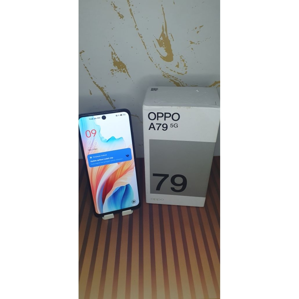 Oppo A79 5G RAM 8GB ROM 256GB – Fungsi Normal, Unit + Box, Jaringan 5G Kencang, Hp Second Mulus Siap