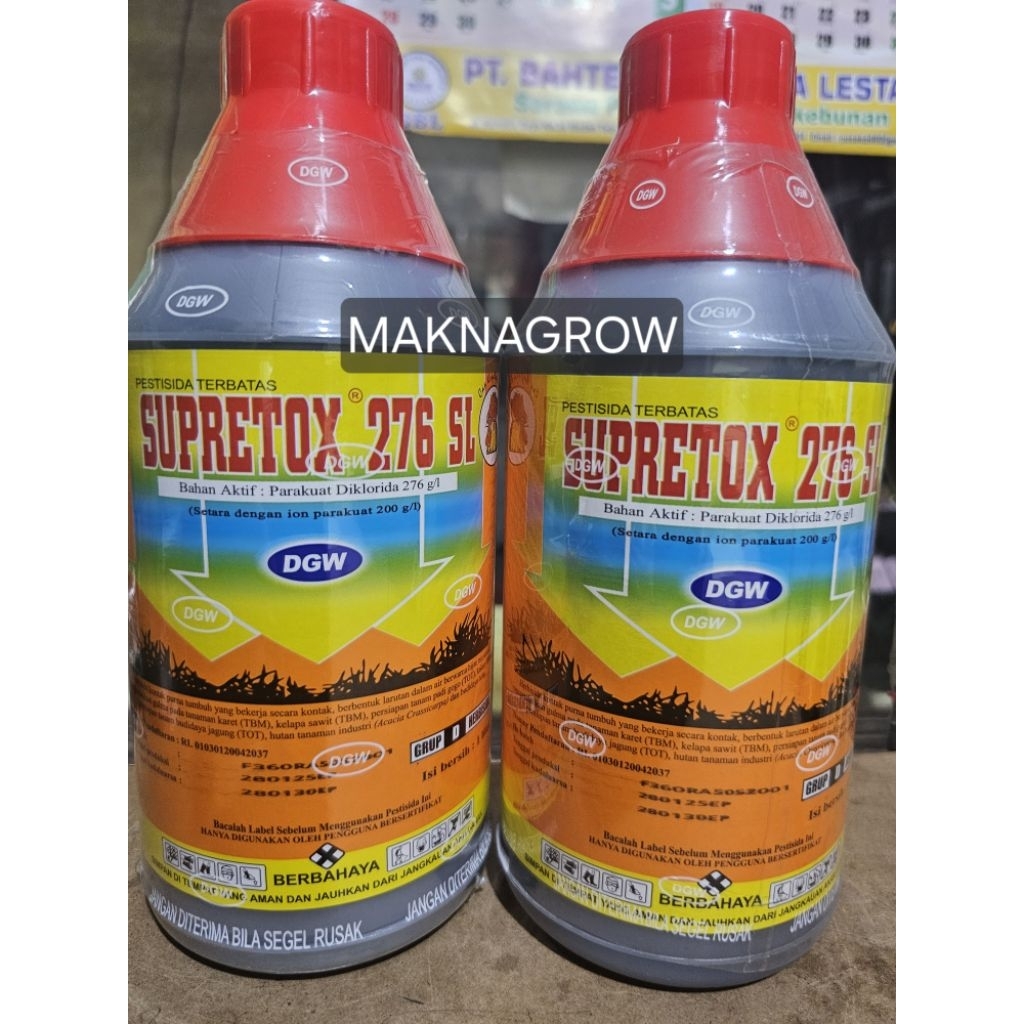 Racun rumput HERBISIDA SUPRETOX 276SL 1 liter