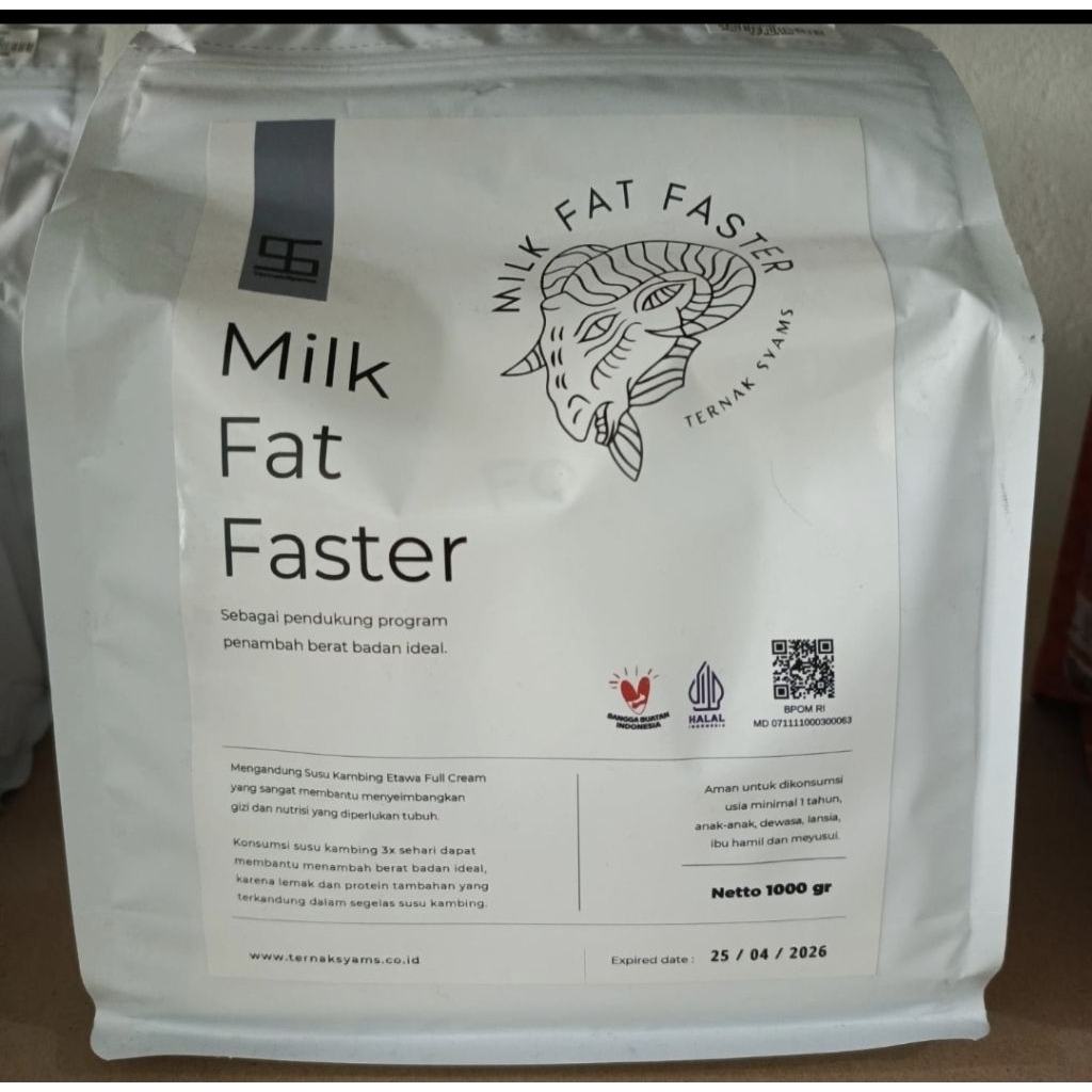 Susu Kambing | Susu Etawa Milk Fat Faster | Susu Etawa Rasa Original - Coklat - Buah Kurma - Madu | 