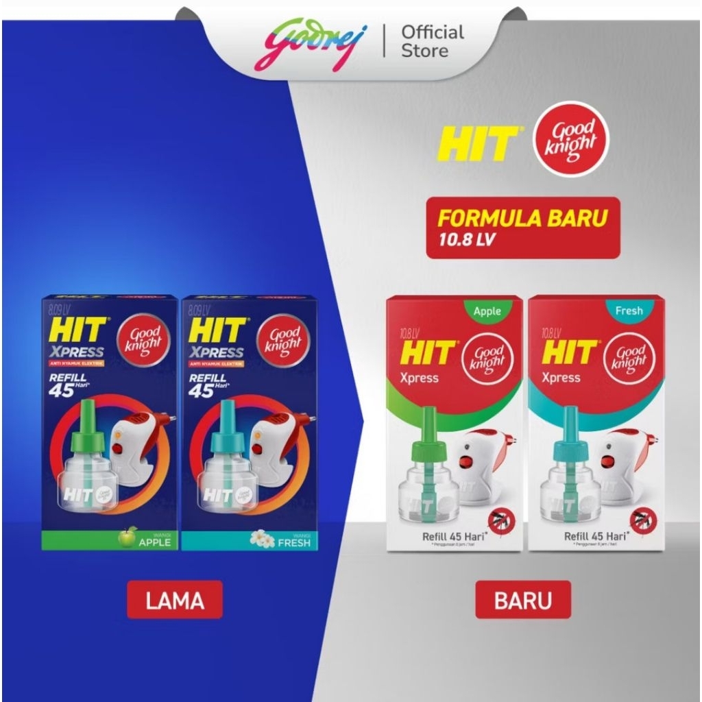 Hit Good Knight Xpress Refill 45 Hari
