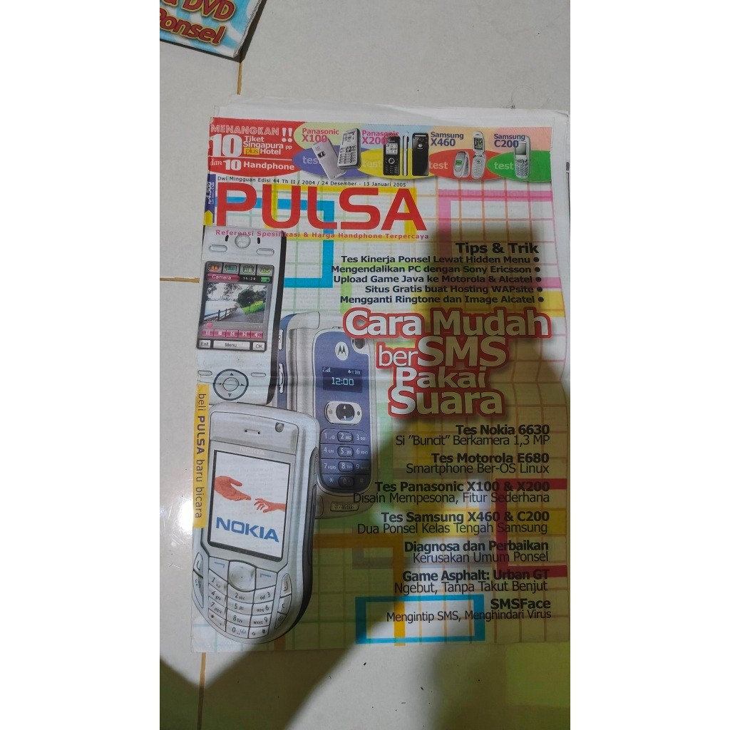 TABLOID PULSA EDISI LAMA Kondisi apa adanya