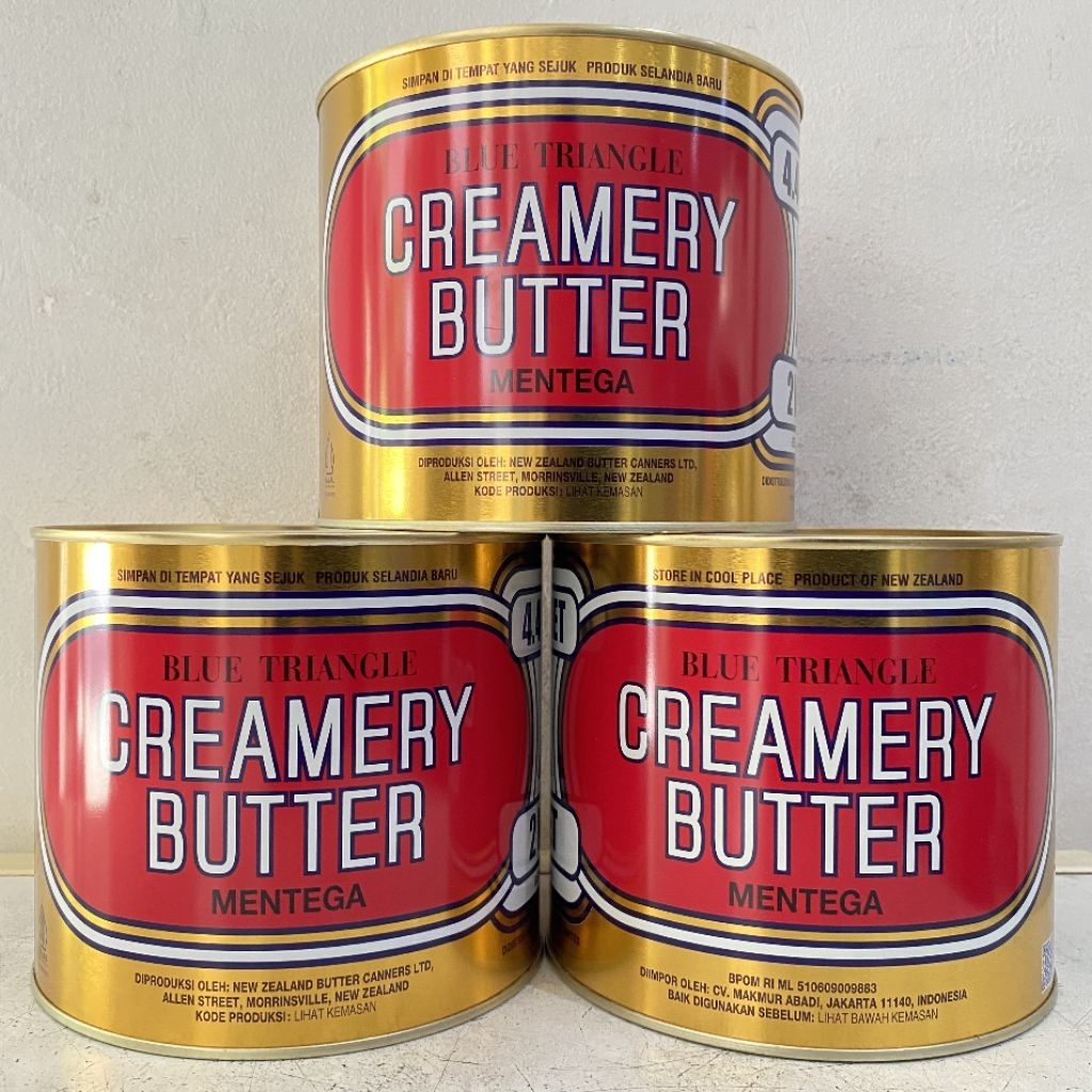 Blue triangle creamery butter 2 kg | butter segitiga | mentega triangle | butter triangle | creamery