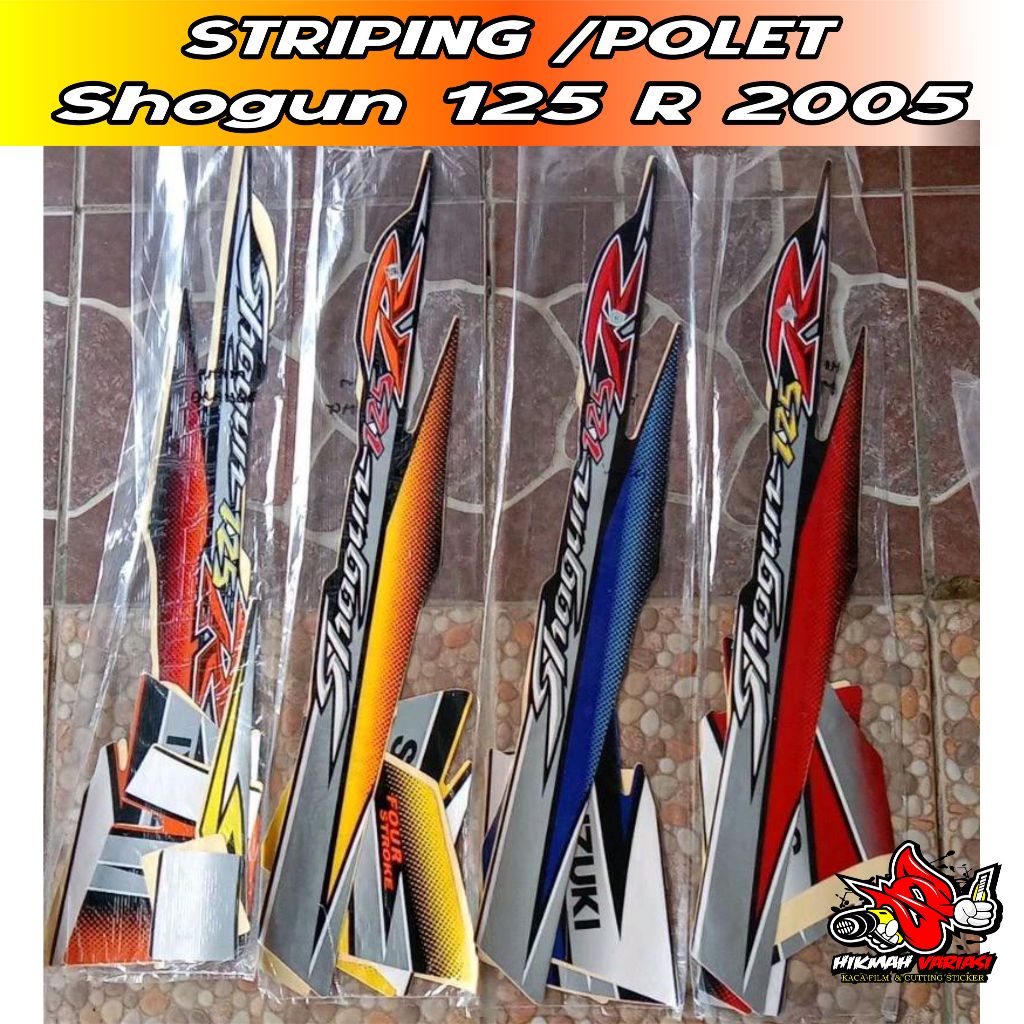 striping sticker Shogun 125 R 2005 std