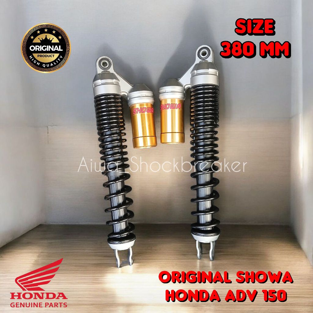 ORIGINAL Showa Copotan Honda ADV 150 ukuran 380 mm empuk kokoh sepasang Shockbreaker