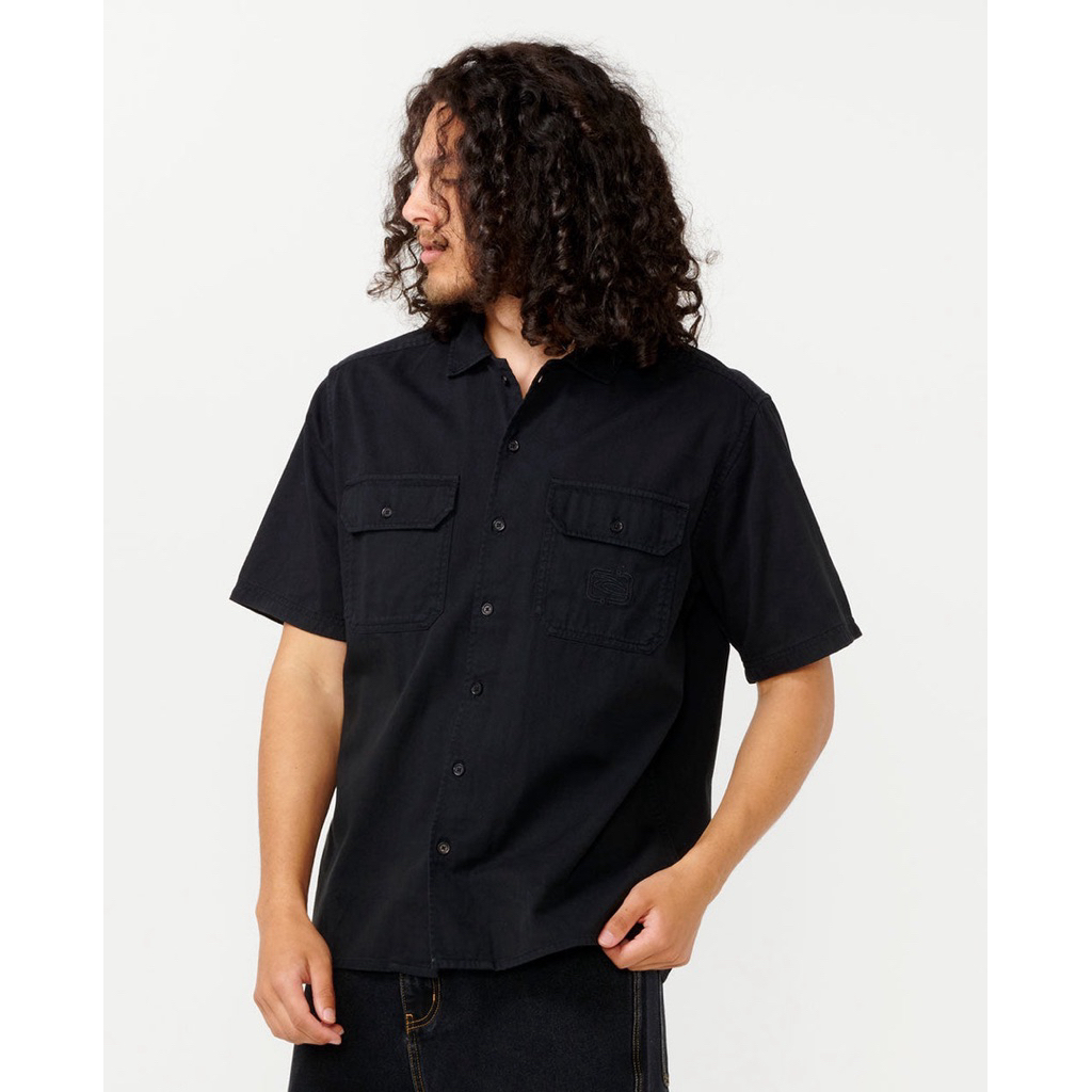 Kemeja pria Ripcurl archive black
