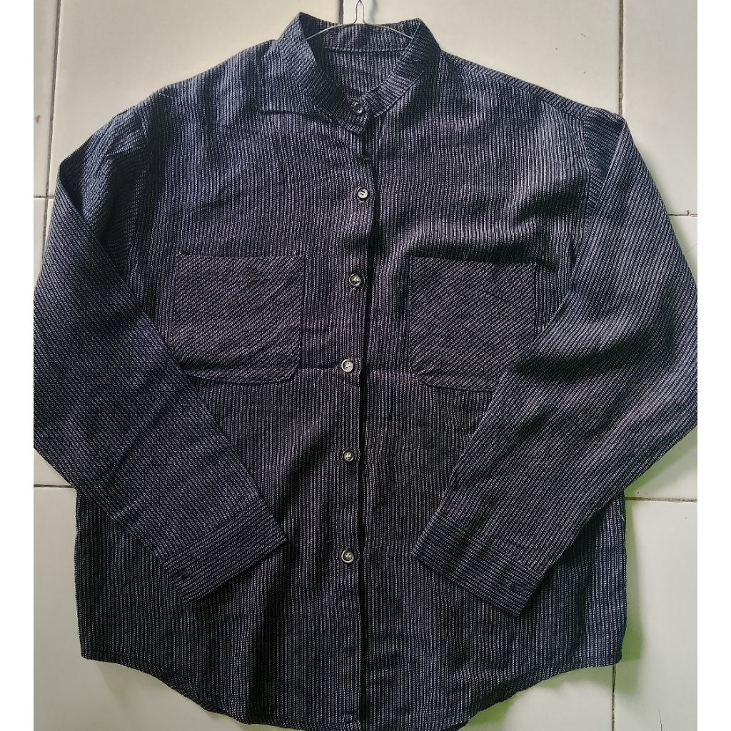 Kemeja kerah shanghai / Kemeja Koko Second / Kemeja Muslim