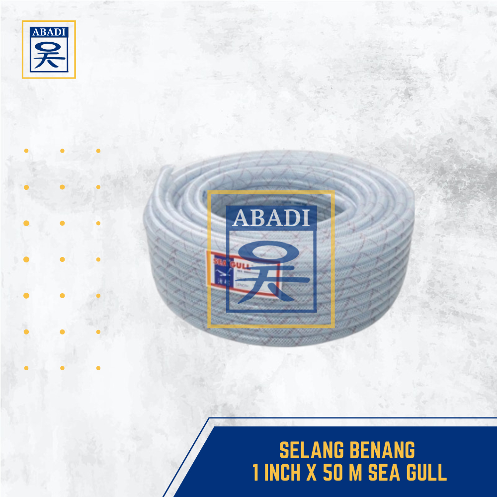 SELANG BENANG PER ROLL 1 INCH X 50 M SEA GULL