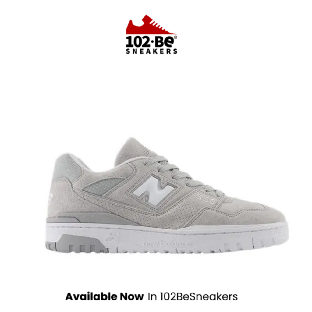 Sepatu NB BB550 Men's Sneakers Shoes - Light Grey NEWBB550UCG Original