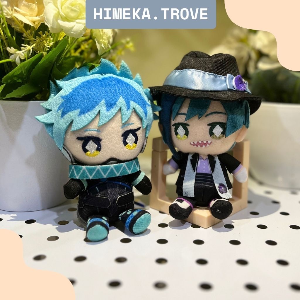 Twisted Wonderland Ballchain Plush – Ortho Shroud & Floyd Leech