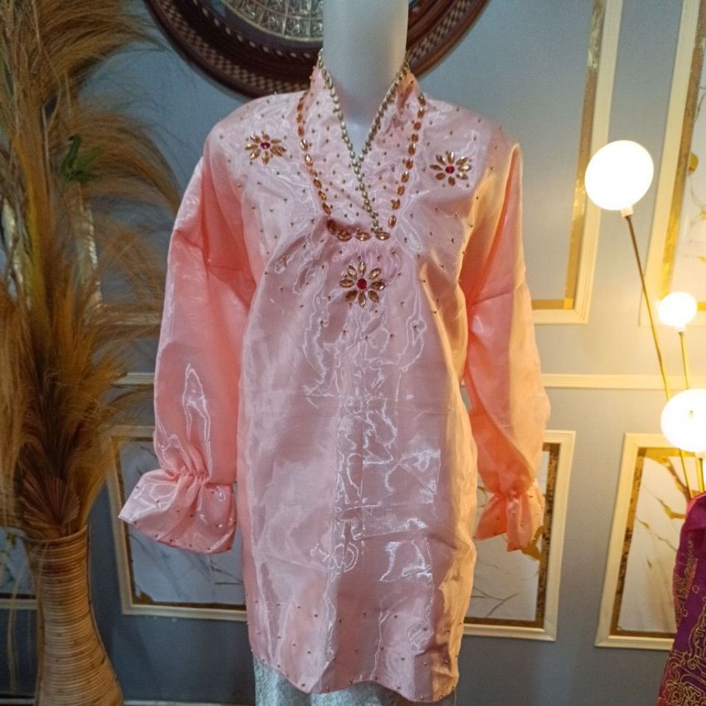 Baju Bodo/Baju Tokko/Baju Adat Bugis/Makassar/Baju Bodo Organza/Baju Bodo Modern/ Baju Tradisional B