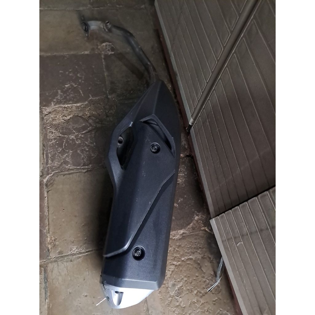 Knalpot pcx 160 vario 160 cc original ori copotan standar fullsystem fullset tinggal pasang ajah lay