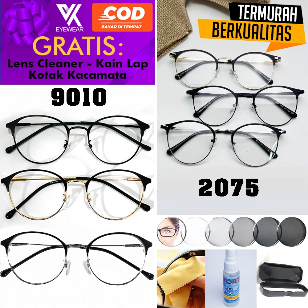 Kacamata PHOTOCROMIC 2075 & 9010 ori Lensa optik CR MC, Sunglass, Blueray  Bluecromic Minus & Plus K