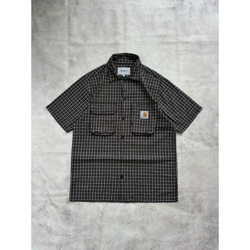 carhartt wip S/S dryden shiert size S fit M second