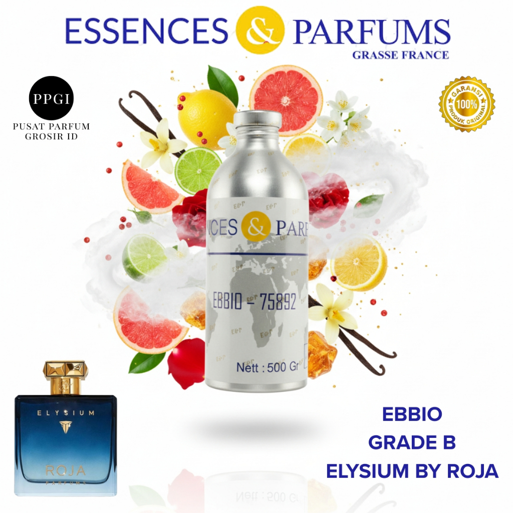 BIBIT PARFUM EBBIO INSPIRED BY ELYSIUM BY RAJA GRADE B - BY ESSENCES & PARFUMS 100% MURNI