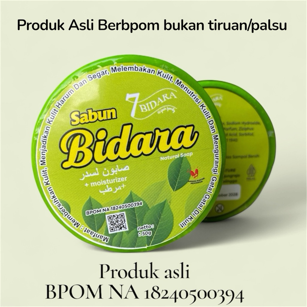Sabun bidara herbal zaitun asli bpom tujuh bidara