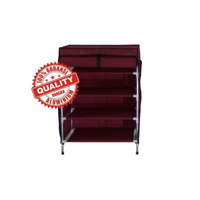 RAKITA - Rak sepatu RS 004 - Rangka Aluminium