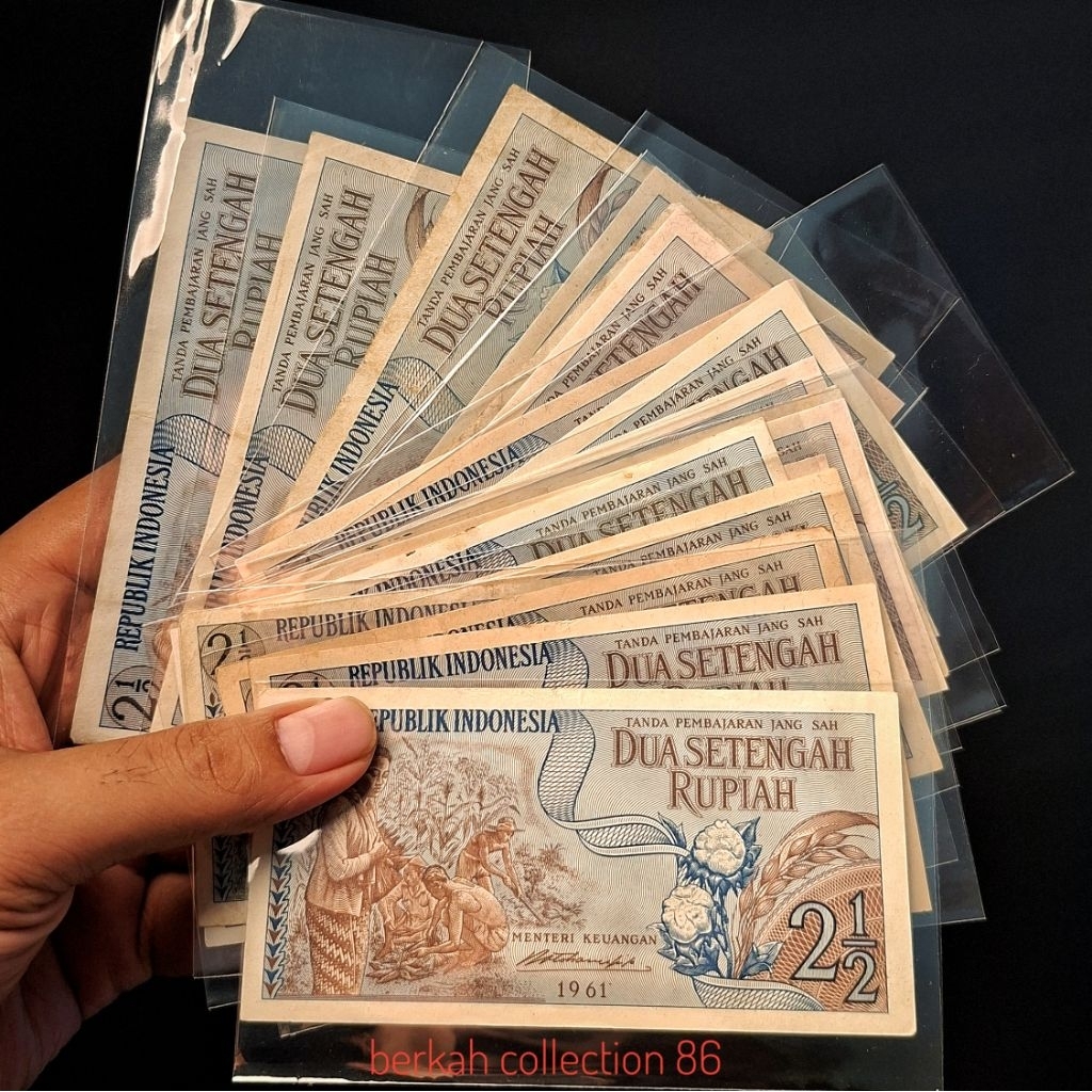 2 setengah sandang pangan / uang 2,5 rupiah asli