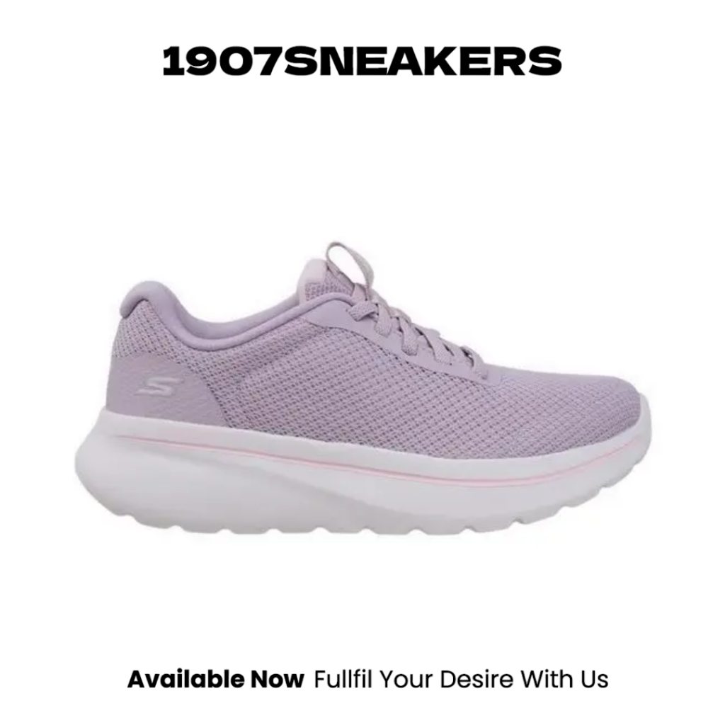 Sepatu Sneakers Wanita Skechers Go Walk Arch Fit N-Joy - Mauve SKE125844MVE