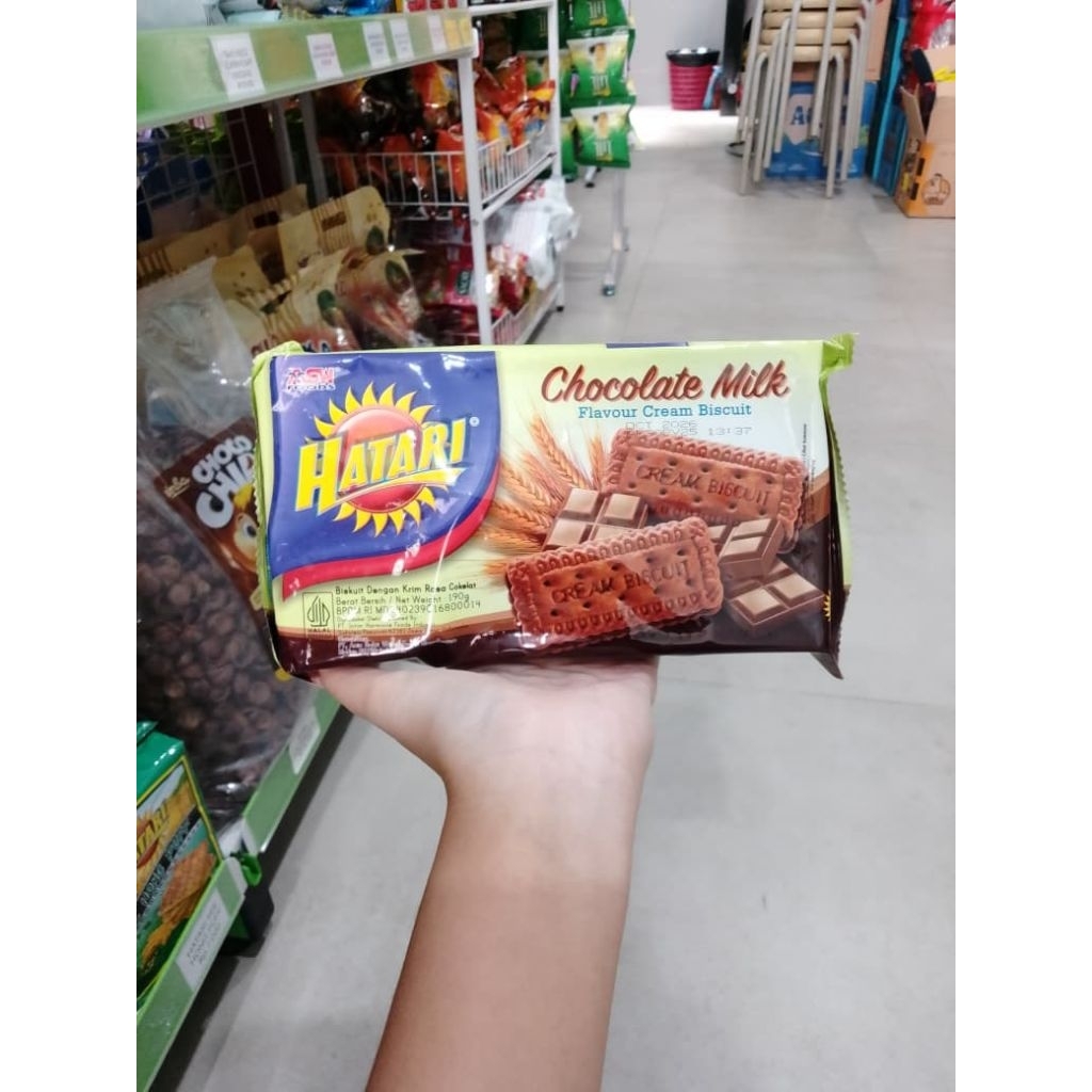 Hatari Chocomilk Cream Biskuit 190gr