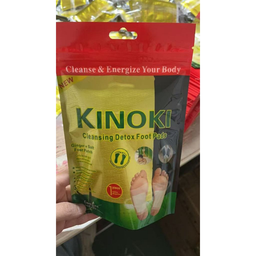 KOYO KAKI TEMPEL DETOX HERBAL KINOKI GOLD 1 PAX=10PCS