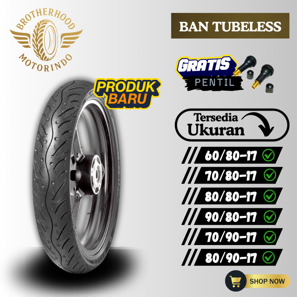 BAN MAXXIS VOLANS ( 60/80-17 / 70/80-17 / 70/90-17  80/80-17 / 80/90-17 / 90/80-17 ) BAN TUBLES RING