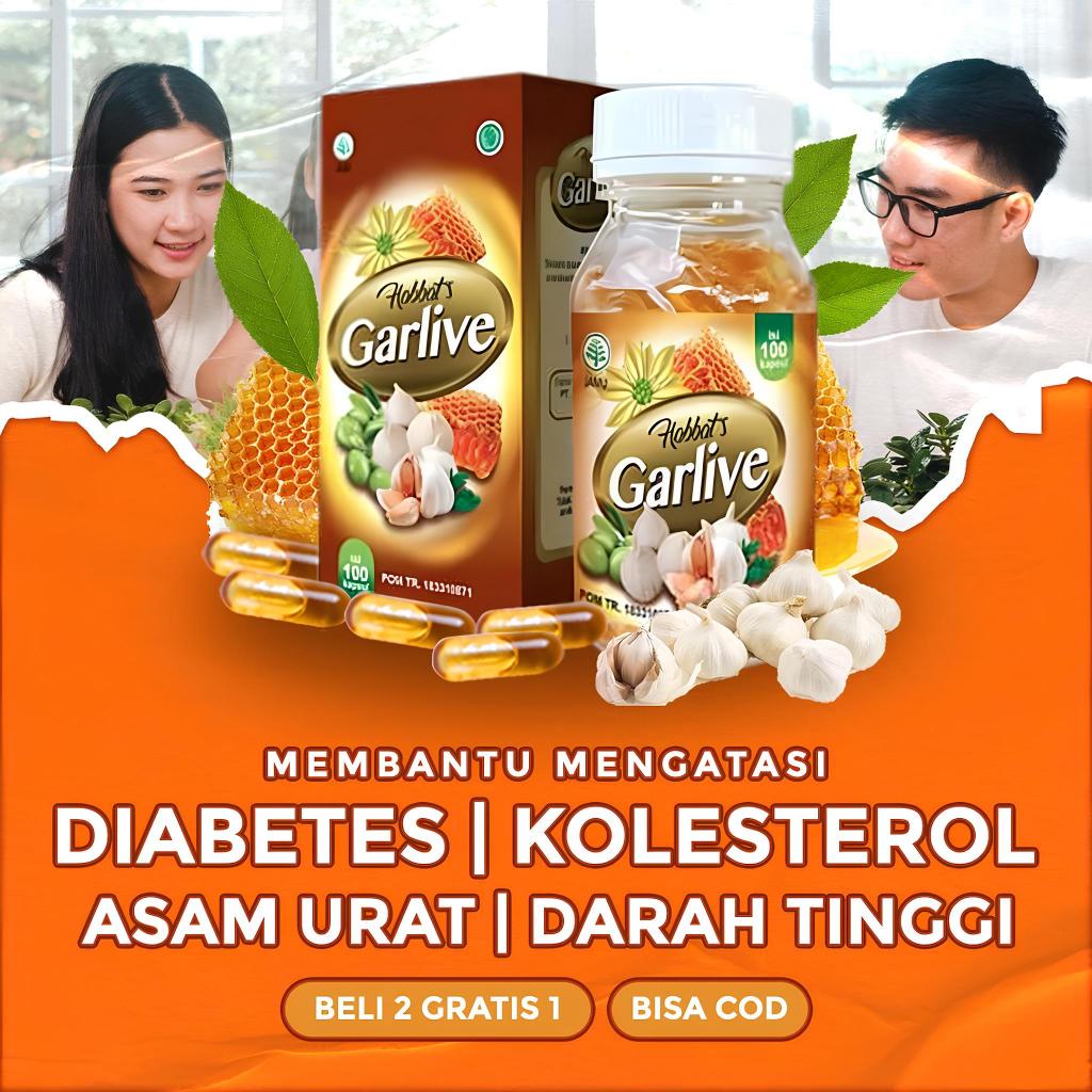 Garlive 4-in-1 - Jamu Habbatussauda & Bawang Lanang Kapsul Herbal Jaga Kesehatan & Stamina