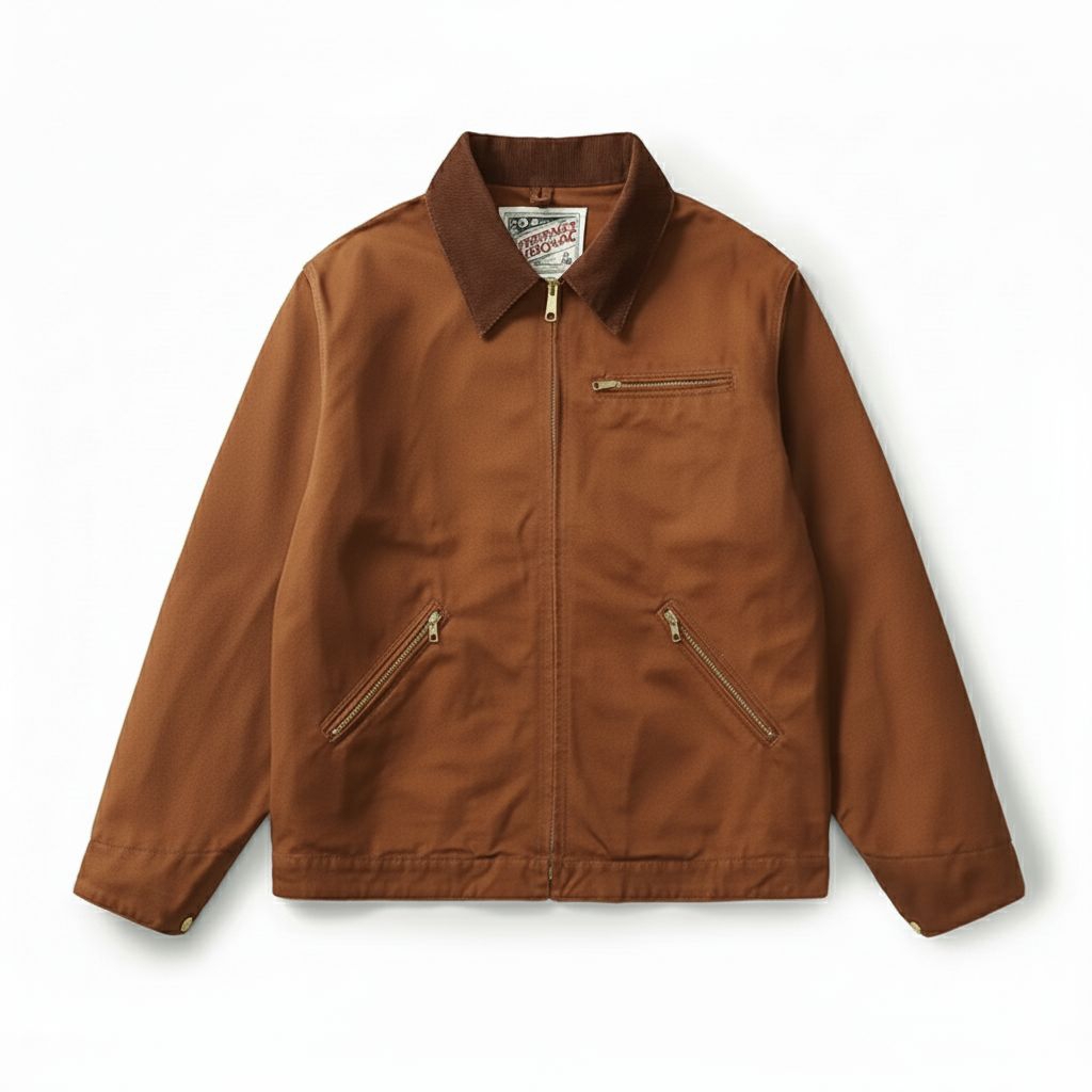 LaskarJacket || Harrington jaket casual bahan katun premium lembut untuk pria