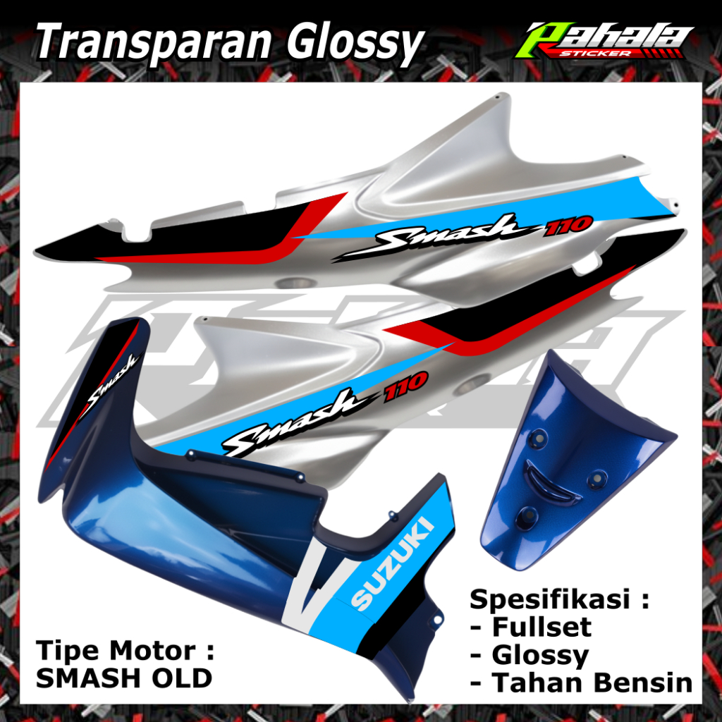 Stripping Transparan Glossy Smash pro thailand Smash 110 2005