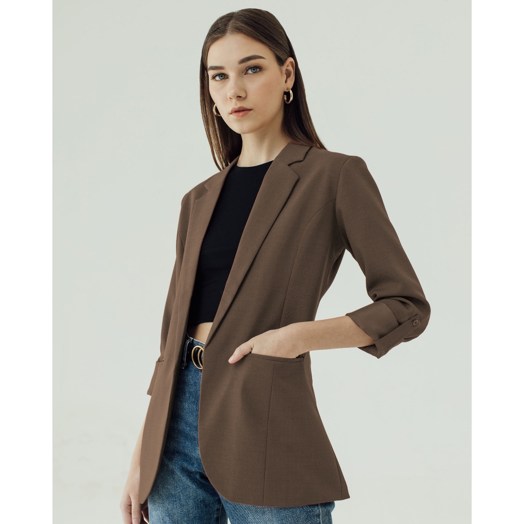 BLAZER WANITA STYLISH CASUAL SLIMFIT IMPORT PREMIUM