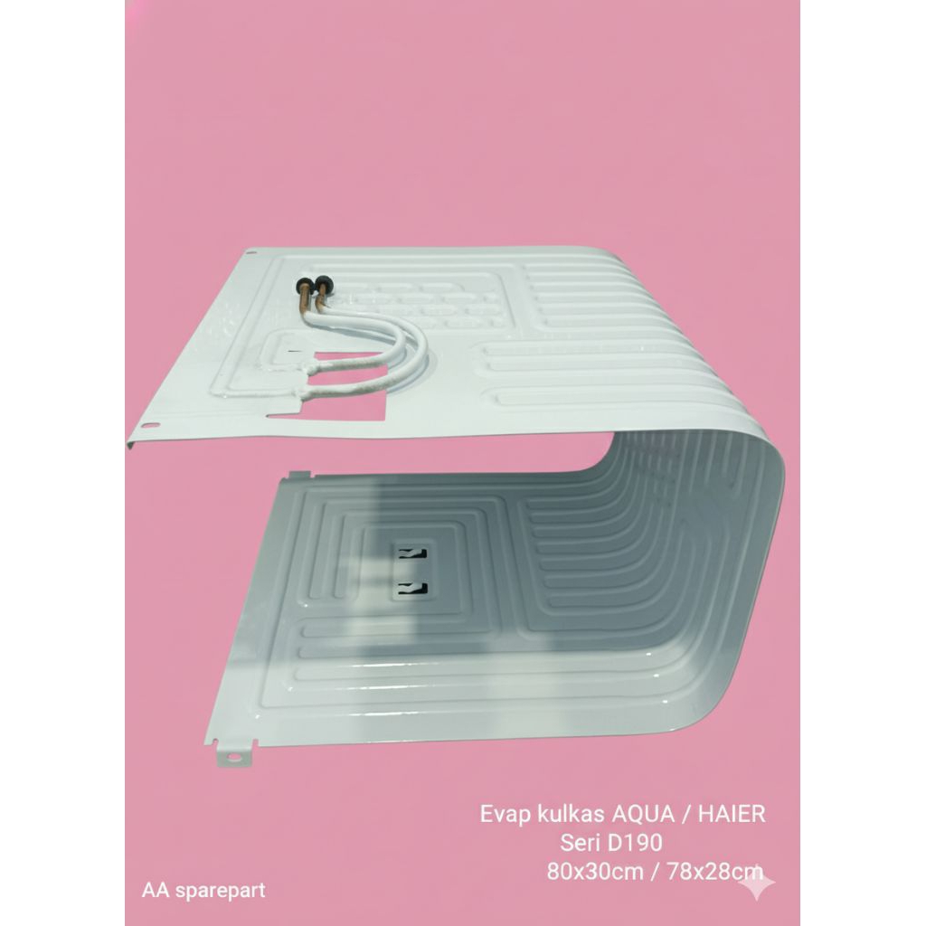 Evap evaporator kulkas AQUA / HAIER seri D190 ( pjg 78x L28cm) / 80x30cm