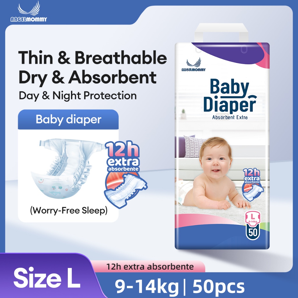 Angel Mommy Perekat L50 Popok Bayi Soft Tape