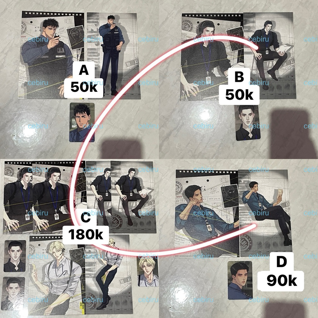 [BACA DESKRIPSI] 4cuts lezhin season greetings calendar 2024 2025 lost in the cloud litc