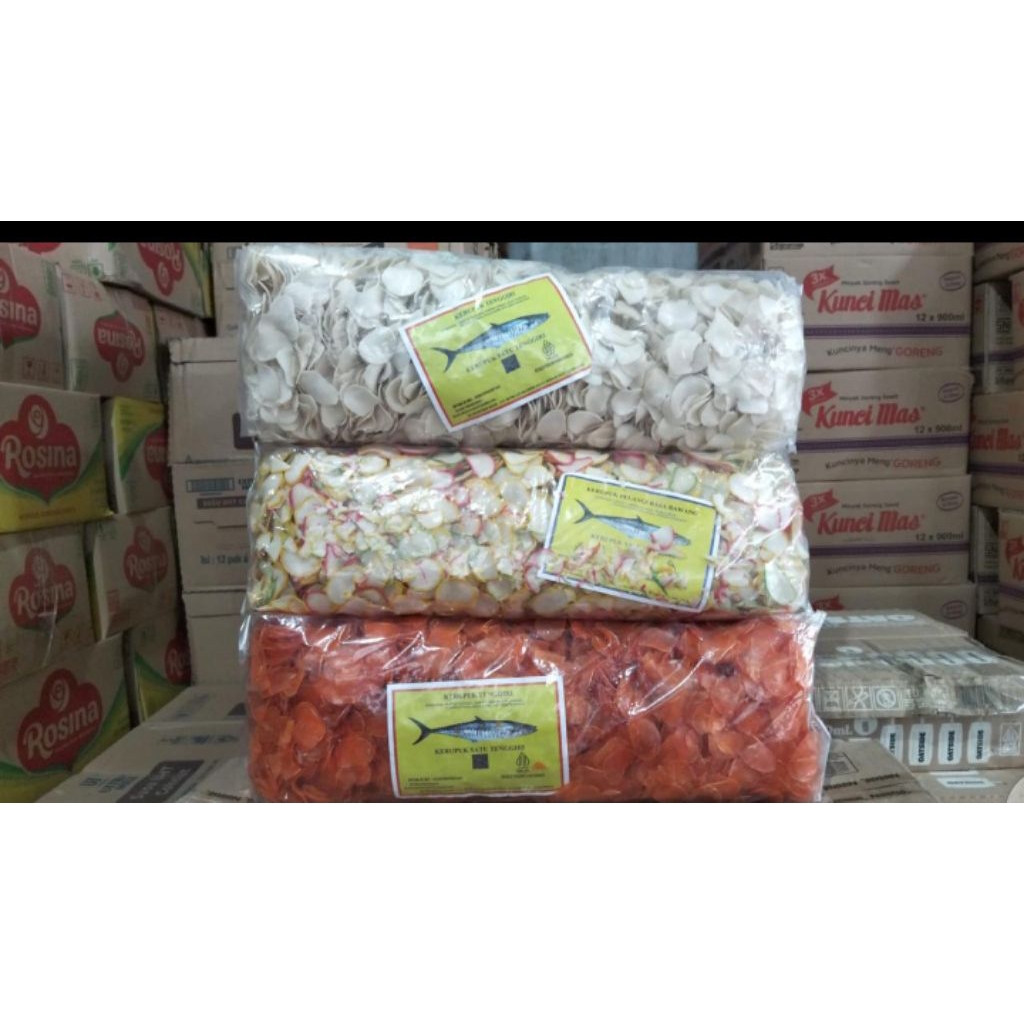 1 ball berat 3 kg kerupuk kemplang mentah harga grosir murah grosiran sembako bandung