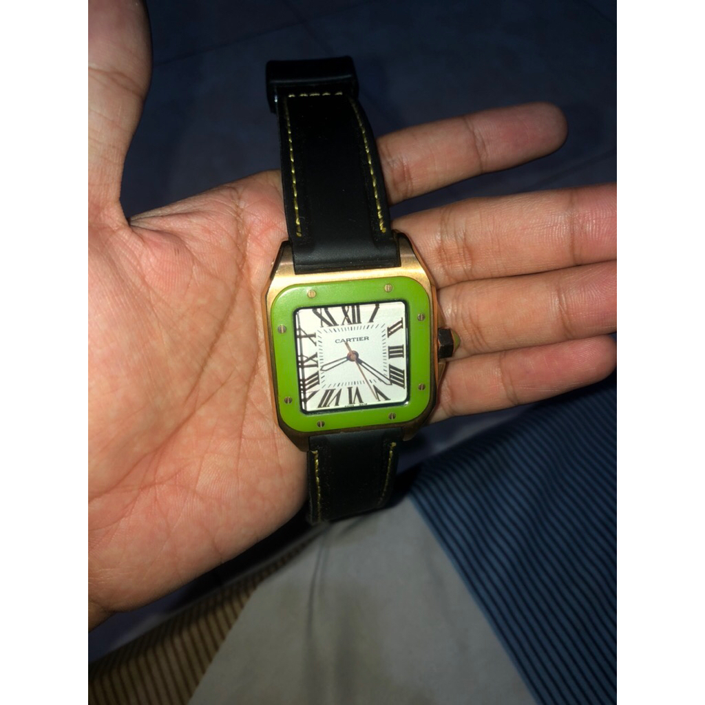 Jam Tangan Cartier Santos 100