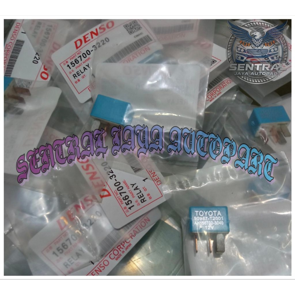 RELAY LAMPU RELAY DENSO KAKI 4 AVANZA