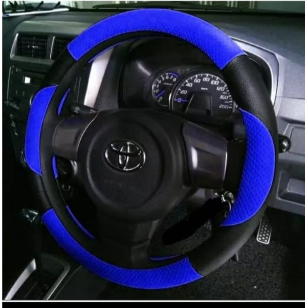 Sarung setir Mobil Espass / Cover setir Minibus kulit premium - Nyaman dan anti selip