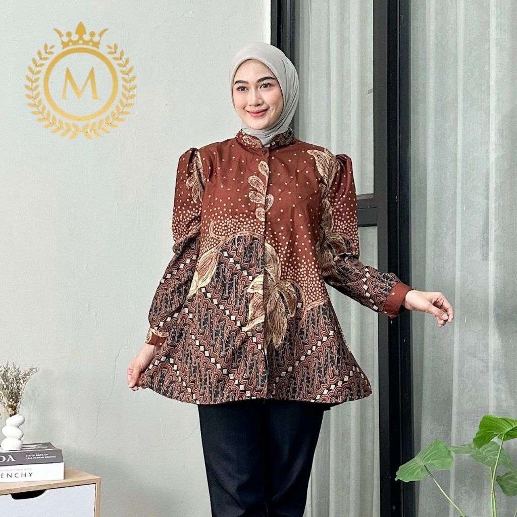 Atasan wanita blus kekinian modis elegan untuk kerja