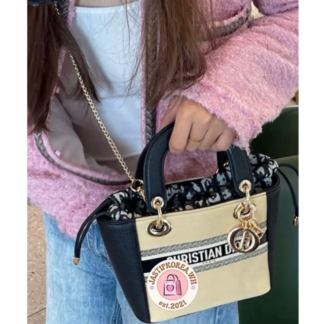 cd lady monogram ori vip gift handbag slingbag