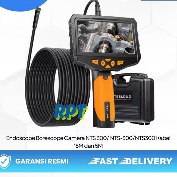 NTS-300 Borescope Endoscope Camera and Video 15M LCD 4.5'