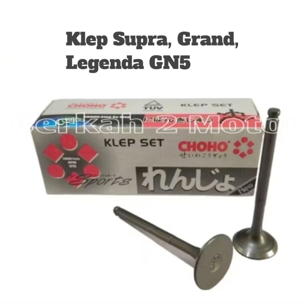 Klep Set Supra, Supra X lama, Grand Supra fit lama, Legenda Original merk Choho