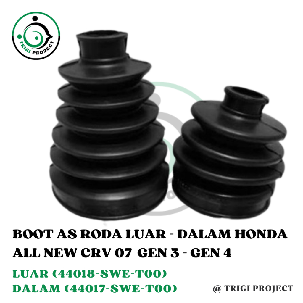 Karet Boot As Roda Cv Joint Luar - Dalam Mobil Honda All New CRV 07 Gen 3 - Gen 4 | Oem Premium - Hi