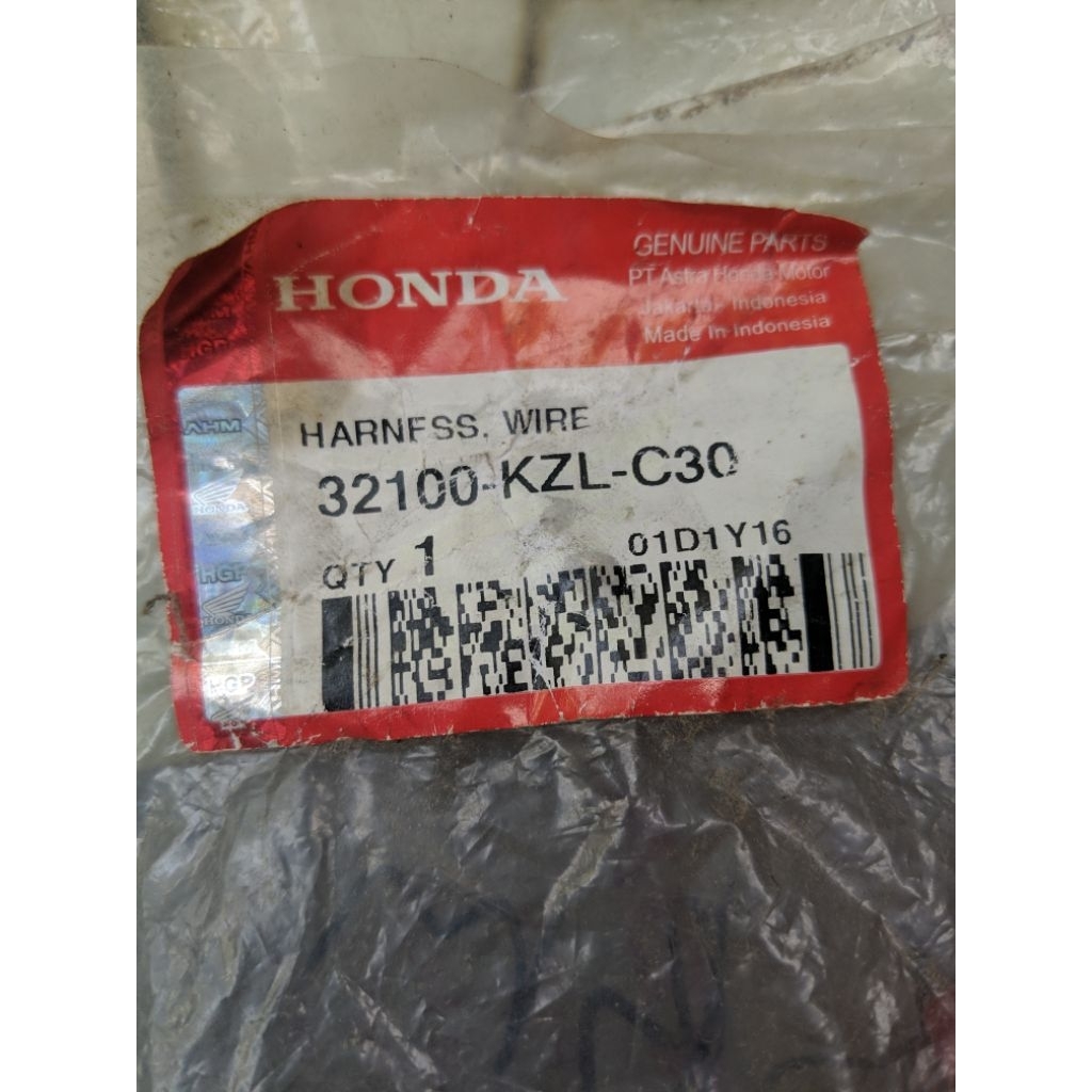 KABEL BODY UTAMA HONDA SPACY FI 32100-KZL-C30 HARNESS WIRE HONDA SPACY FI ORIGINAL AHM