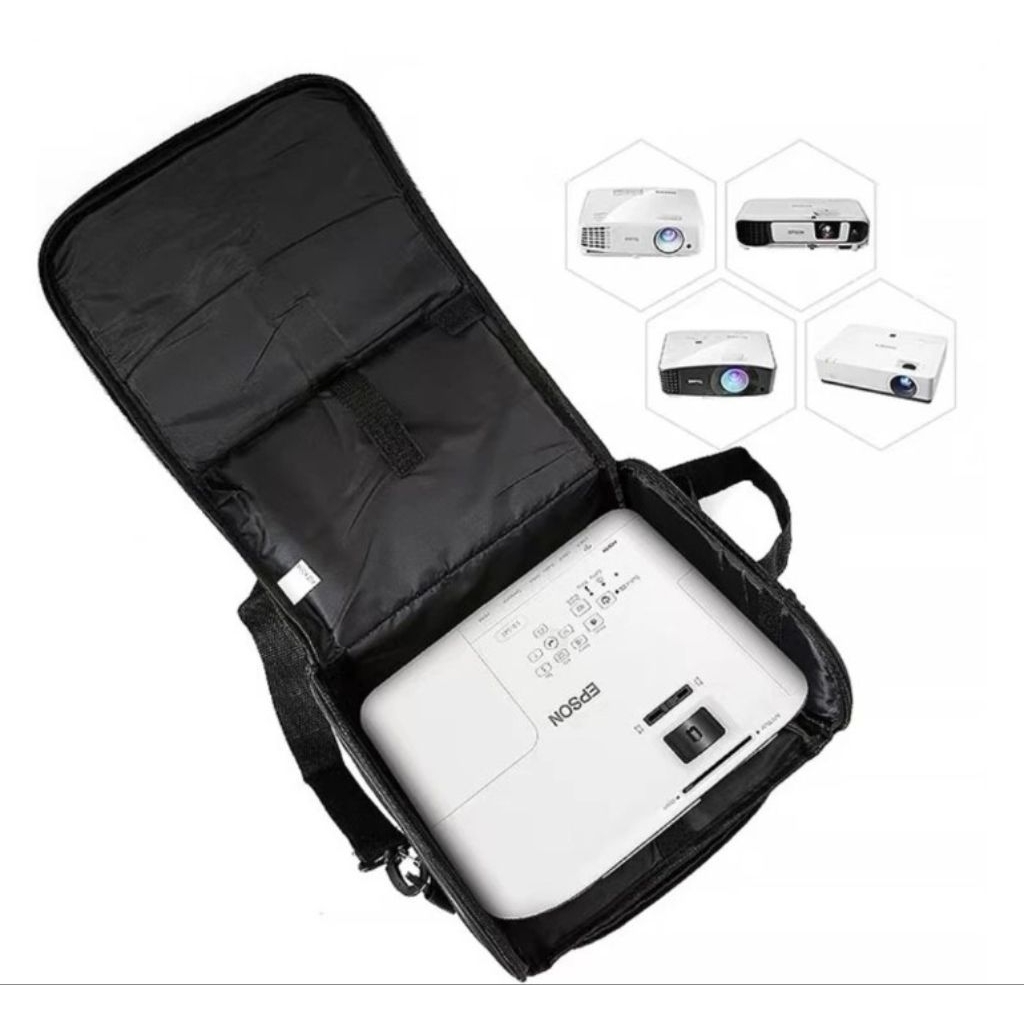Tas penyimpanan untuk proyektor acer, Epson, panasonic, optoma, casing proyektor  universal 34x28x13