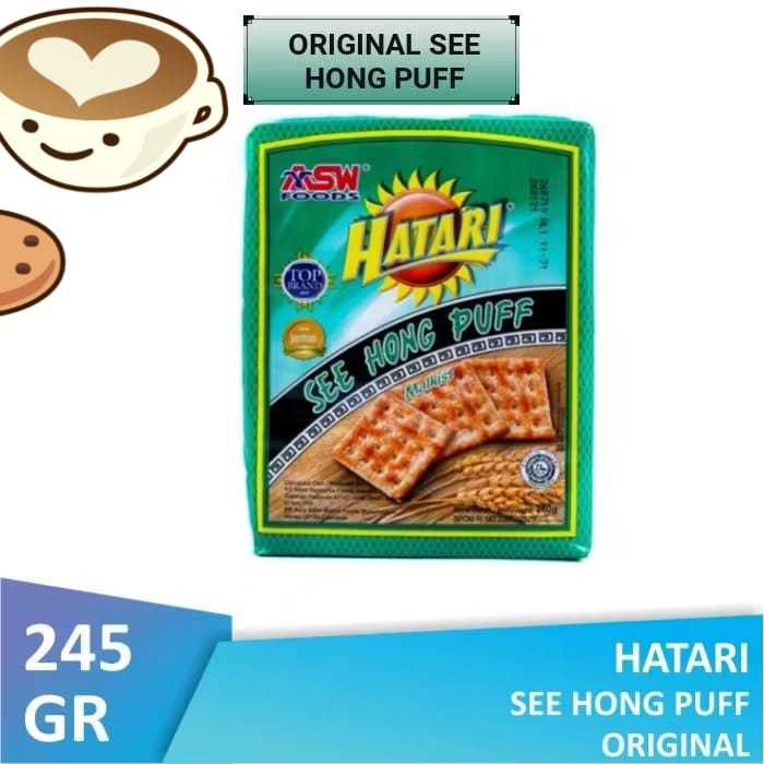 Hatari See Hong Puff Original 245gr/ Biskuit hatari malkist 245 gr gabin/Biskuit Gabin Hatari 245 gr