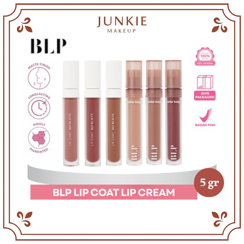 BLP BEAUTY - Lip Coat Matte Lipstick 4 gr - BLP Butter Fudge Lip Cream | JUNKIE MAKEUP