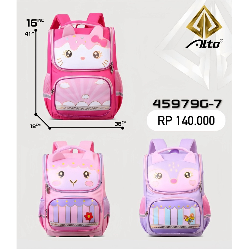 Tas Alto Original // Tas Model Kulkas Alto // Tas Model Jepang by Alto // Tas Sekolah Alto