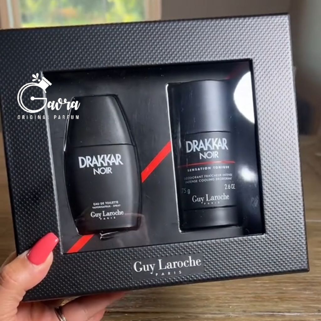 Parfum Original Guy Laroche Drakkar Noir for men GIFT SET