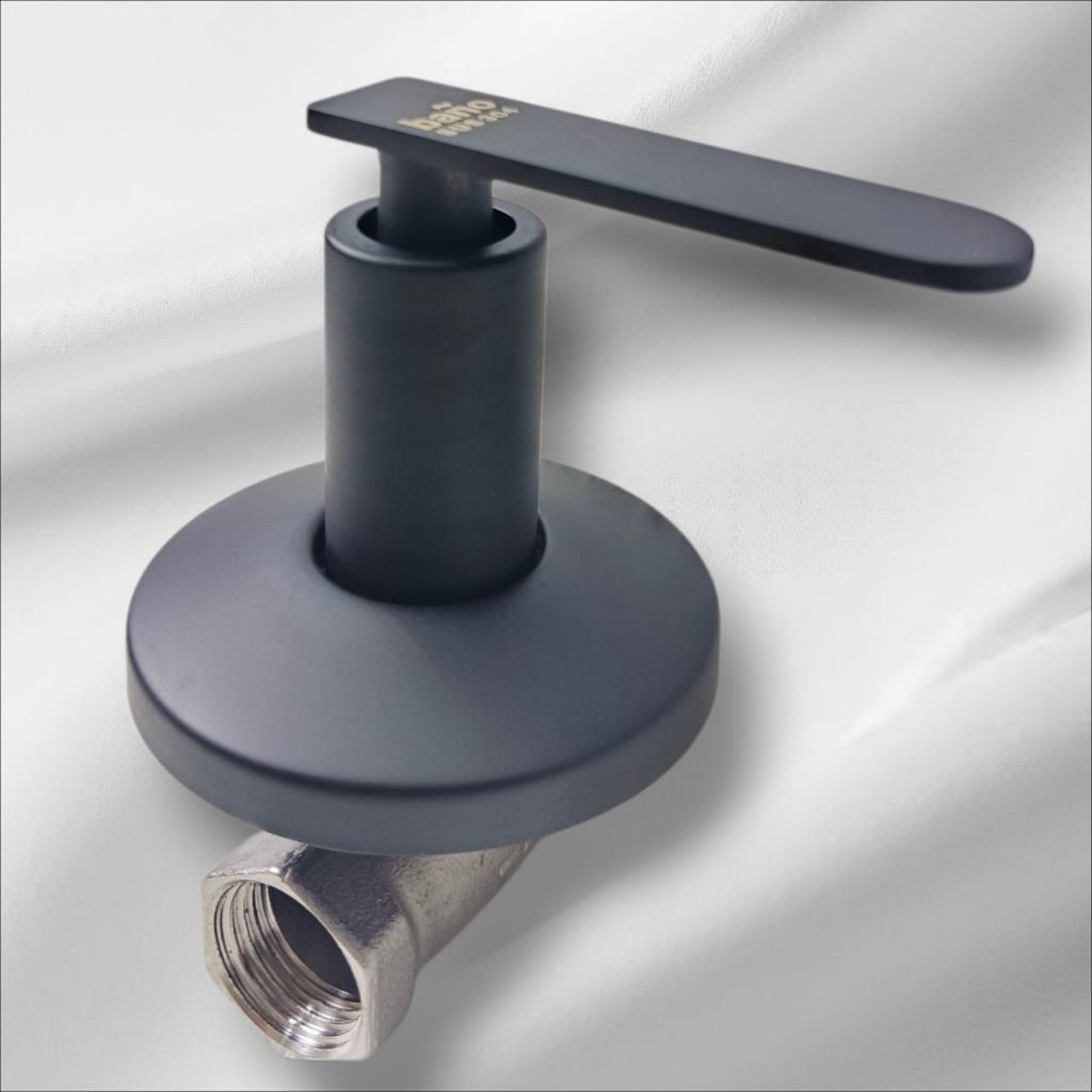 STOP KRAN TANAM BLACK ENGKOL/STOP KRAN TANAM TEMBOK/STOP KRAN MINIMALIS/STOP KRAN TANAM SHOWER/STOP 