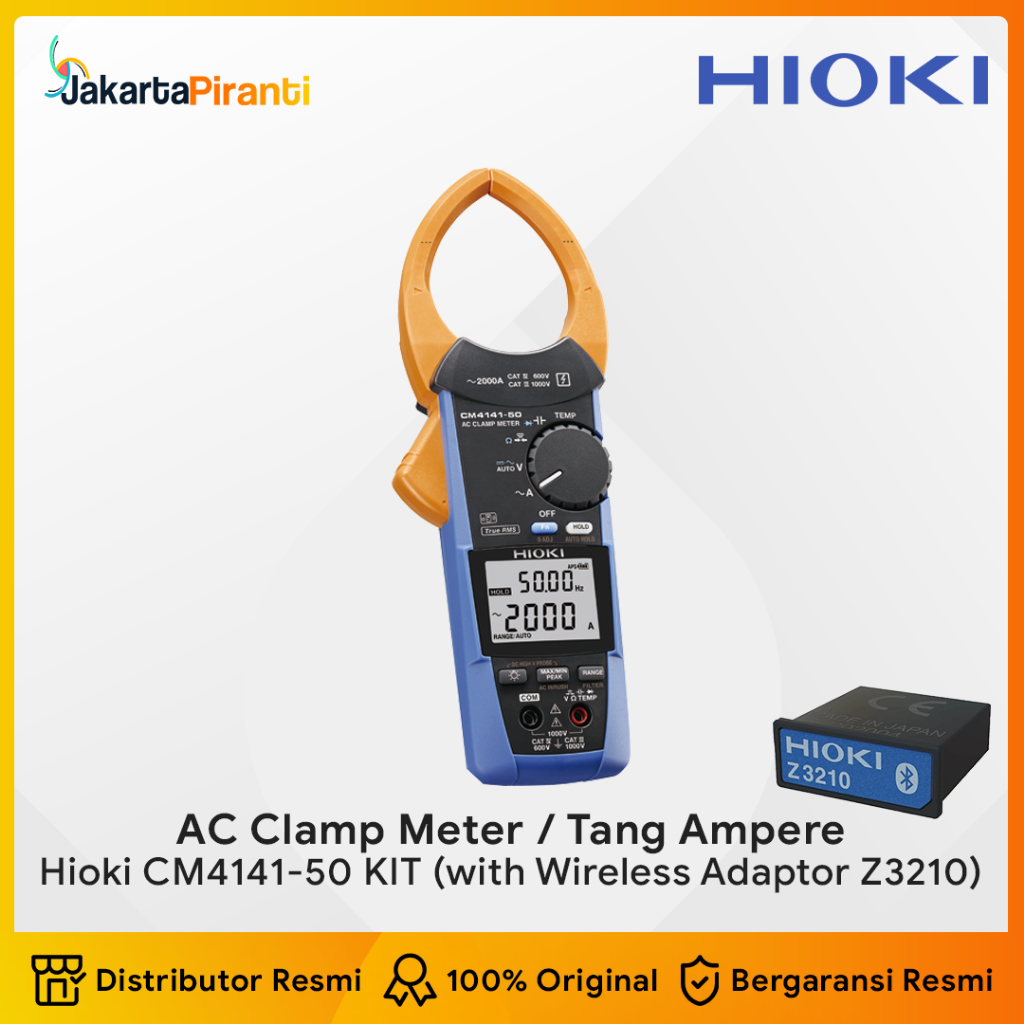 Digital Tang Ampere AC Clamp Meter Hioki CM4141-50 Replacement CM3281