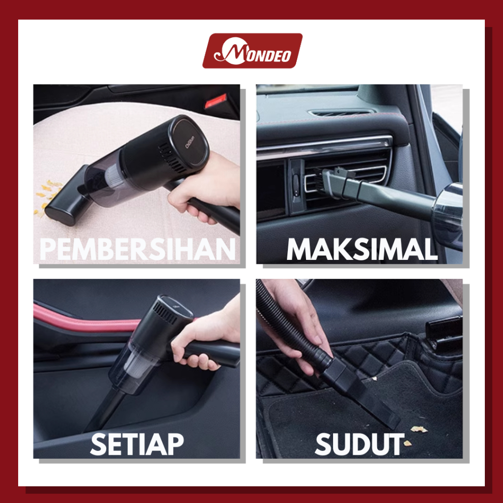NEW Vacuum Cleaner Mobil Wireless 5in1 Penyedot Debu Mobil Kasur Sofa Portable Mini Vacuum Cleaner